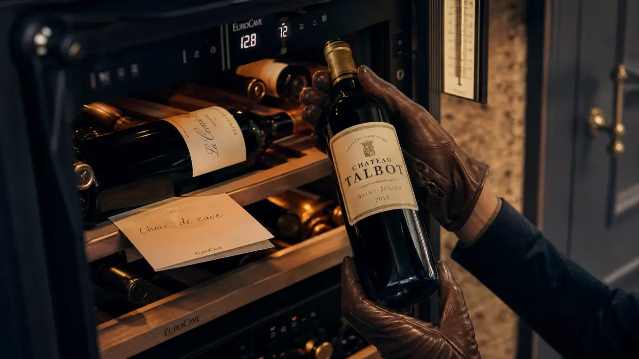 cave a vin eurocave ouverte avec bouteilles