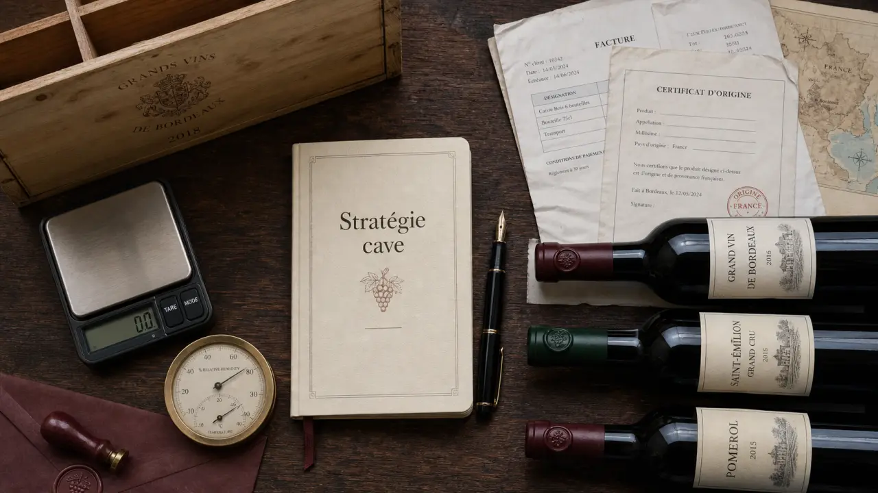 Cave investissement : stratégie de stockage et revente de vin