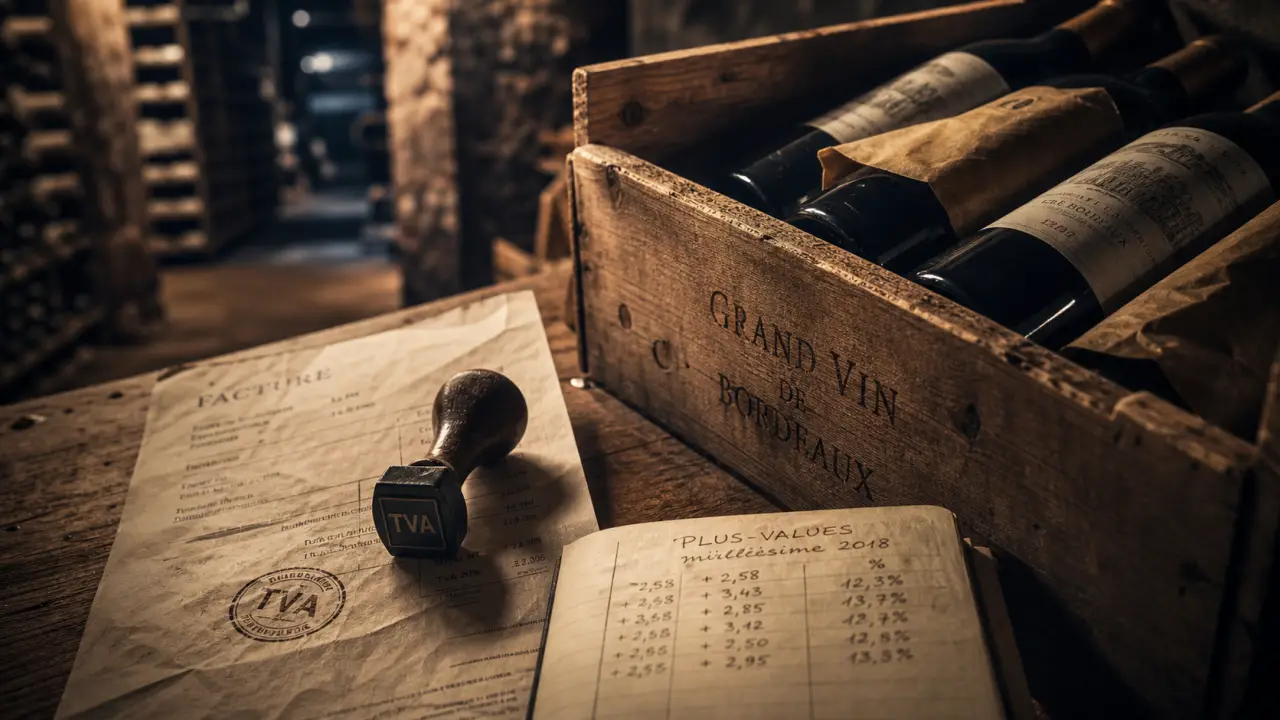Fiscalité vin : TVA sur achat et revente de vin