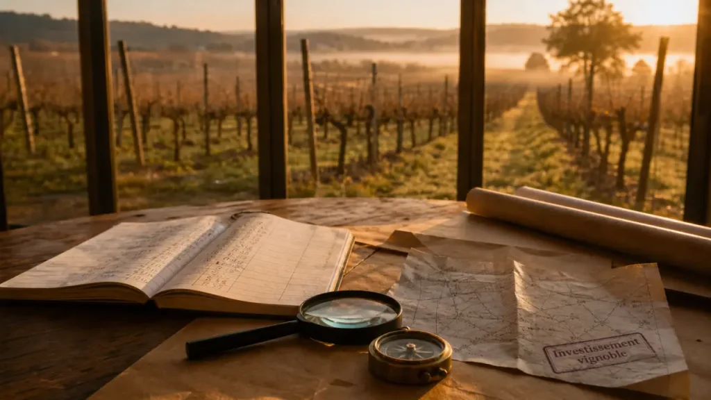Investir dans le vignoble : analyse foncier viticole, vignoble et plan cadastral
