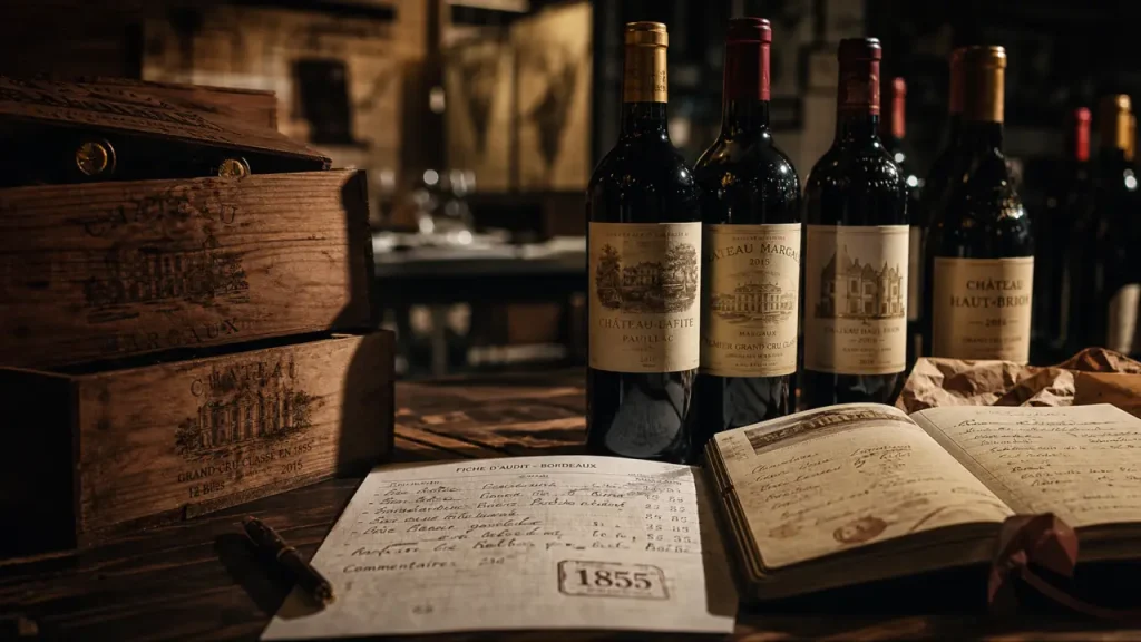 Liste des grands crus classés 1855 : bouteilles Bordeaux, critères d’achat