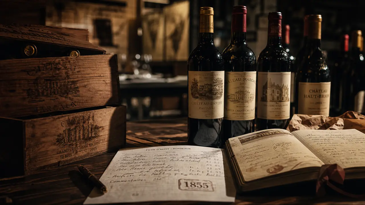 Liste des grands crus classés 1855 : bouteilles Bordeaux, critères d’achat
