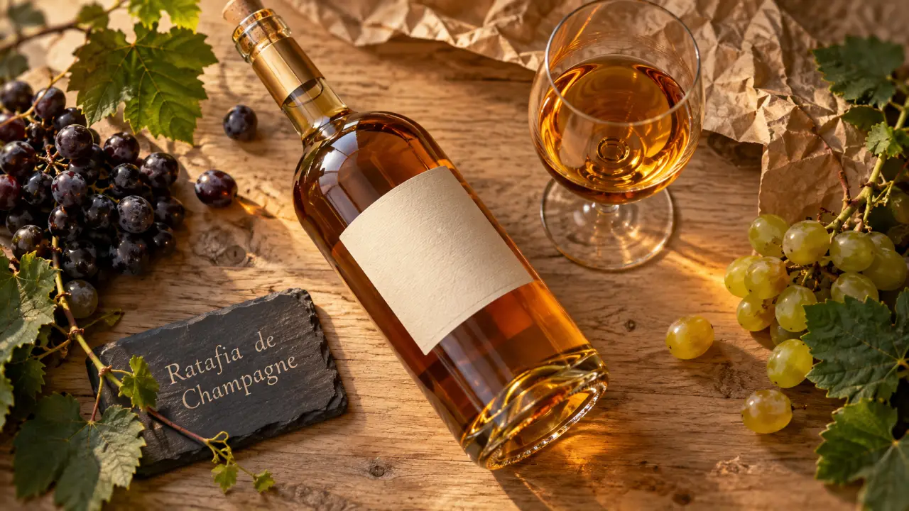 Ratafia de champagne à servir entre 6 et 9°